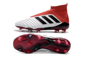 New Adidas Predator 19.1 FG Soccer Cleats Shoes Red Black White