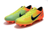 Nike Mercurial Vapor X FG Soccer Cleats Yellow Orange Green - TraShoes