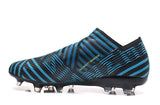 Adidas Nemeziz Messi 17+ 360 Agility FG Soccer Cleats BlackBlueYellow - TraShoes