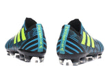 Adidas Nemeziz Messi 17+ 360 Agility FG Soccer Cleats BlackBlueYellow - TraShoes