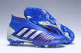 Adidas Predator 19.1 FG Blue Red Without Laces - TraShoes