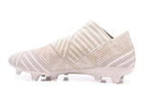 Adidas Nemeziz Messi 17.1 FG Soccer Cleats White Creamy - TraShoes