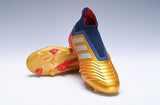 Adidas Predator 19.1 FG Orange Blue no Lace - TraShoes