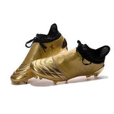 Adidas X 16+ Purechaos FG/AG Soccer Cleats Golden Black - TraShoes