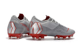 NIKE Mercurial Superfly VI 360 Elite AG High Low Silver Red - TraShoes