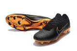 Nike Mercurial Vapor Flyknit Ultra FG Soccer Cleats Black Golden - TraShoes