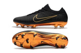 Nike Mercurial Vapor Flyknit Ultra FG Soccer Cleats Black Golden - TraShoes