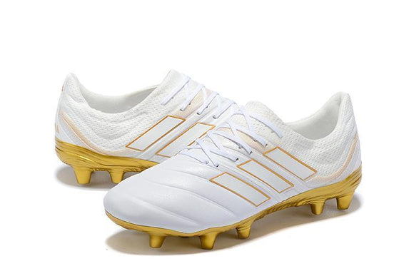 Adidas Copa 19.1 FG White Gold - TraShoes