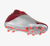 Nike Phantom Vision Elite DF FG Soccer Cleats Maroon Silver Black - TraShoes