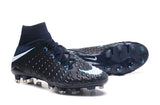 Nike Hypervenom Phantom III DF FG Soccer Cleats Black White - TraShoes