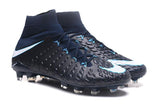 Nike Hypervenom Phantom III DF FG Soccer Cleats Black White - TraShoes