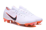 Nike Mercurial Vapor XII Elite FG whitemetal greyorange - TraShoes