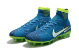 Nike Mercurial Superfly V Neymar AG Soccer Cleats Blue White Volt - TraShoes