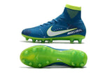 Nike Mercurial Superfly V Neymar AG Soccer Cleats Blue White Volt - TraShoes