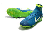 Nike Mercurial Superfly V Neymar AG Soccer Cleats Blue White Volt - TraShoes