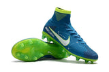 Nike Mercurial Superfly V Neymar AG Soccer Cleats Blue White Volt - TraShoes