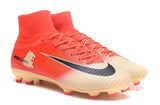 Nike Mercurial Superfly V FG Soccer Cleats Red Yellow Gold - TraShoes