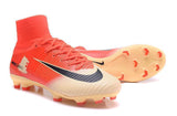 Nike Mercurial Superfly V FG Soccer Cleats Red Yellow Gold - TraShoes