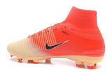 Nike Mercurial Superfly V FG Soccer Cleats Red Yellow Gold - TraShoes