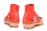 Nike Mercurial Superfly V FG Soccer Cleats Red Yellow Gold - TraShoes