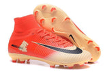 Nike Mercurial Superfly V FG Soccer Cleats Red Yellow Gold - TraShoes