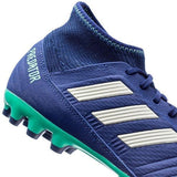 Adidas Predator 18.3 AG/FG Soccer Cleats Royal Blue White Green - TraShoes