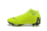 NIKE Mercurial Superfly VI 360 Elite FG Light Green Black - TraShoes