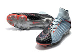 Nike Hypervenom Phantom III DF FG Soccer Cleats Black Pink Army Blue - TraShoes
