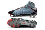 Nike Hypervenom Phantom III DF FG Soccer Cleats Black Pink Army Blue - TraShoes