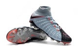 Nike Hypervenom Phantom III DF FG Soccer Cleats Black Pink Army Blue - TraShoes