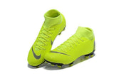 NIKE Mercurial Superfly VI 360 Elite FG Light Green Black - TraShoes