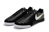 Nike TiempoX Ligera IV IC Indoor Soccer Shoes CY0037 Black/White/Black - TraShoes