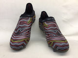 Adidas Glitch Skin 17 FG Soccer Shoes Black Fluorescent Red White - TraShoes