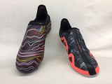 Adidas Glitch Skin 17 FG Soccer Shoes Black Fluorescent Red White - TraShoes