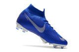 NIKE Mercurial Superfly VI 360 Elite FG Blue Silver - TraShoes