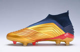 Adidas Predator 19.1 FG Orange Blue no Lace - TraShoes