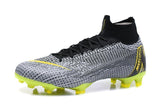 NIKE Mercurial Superfly VI 360 Elite FG Grey Yellow - TraShoes