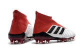 New Adidas Predator 19.1 FG Soccer Cleats Shoes Red Black White