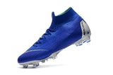 NIKE Mercurial Superfly VI 360 Elite FG Blue Silver - TraShoes