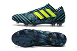 New Adidas Nemeziz FG Agility TPU Soccer Cleats Shoes BLue Black Lime