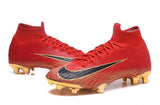 Nike Mercurial Superfly VI Elite FG Red Gold - TraShoes