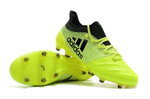 New Adidas fluorescent FG TPU Soccer Cleats Shoes Green Black