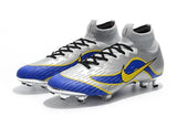 NIKE Mercurial Superfly VI 360 Elite FG Silver Blue Yellow Lining - TraShoes