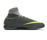 Nike HypervenomX Proximo II DF IC Soccer Shoes Black Volt Dark Grey - TraShoes