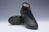 Nike Phantom VSN Elite DF FG Black SIlver - TraShoes