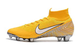 NIKE Mercurial Superfly VI 360 Elite Neymar FG Yellow White High Cut - TraShoes