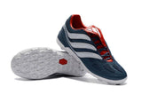 Adidas Predator Precision Turf Soccer Cleats Blue Grey White Red - TraShoes