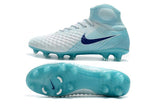 Nike Magista Obra II White light blue dark blue - TraShoes