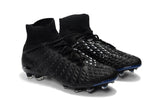 Nike Hypervenom Phantom III DF FG Soccer Cleats All Black - TraShoes