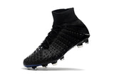 Nike Hypervenom Phantom III DF FG Soccer Cleats All Black - TraShoes